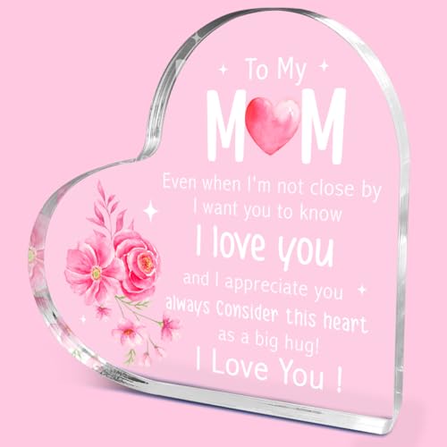 Mom30 Heart Plaque Gift from Daughter - Meaningful Mom Appreciation Decor