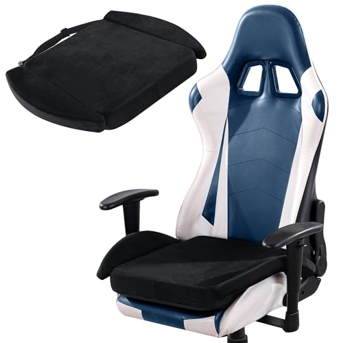 BALAPET Black Ultra Soft Gaming Chair Cushion for Long Sitting, Tailbone Support