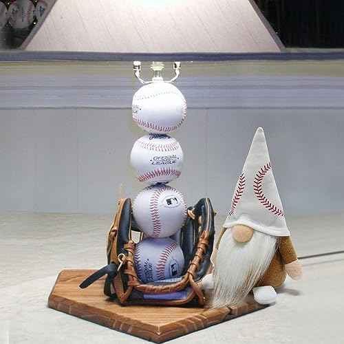 Little Baseball Gnomes Plush Ornaments Cute Swedish Tomte Nisse Dwarf Gnome Doll Sports Game Fans Gifts Tiered Tray Home Decoration