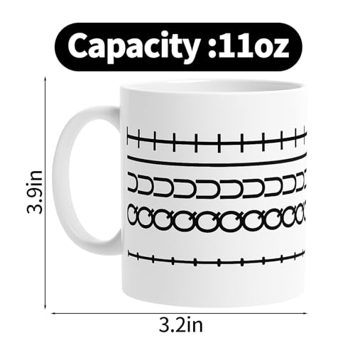 ZUAON I Quit Hidden Message Coffee Mug White 11oz - Funny Office Gift