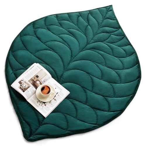 Weighted Blanket for Adults - 20 lbs, 60x78 Inches, Leaf-Inspired, Washable, Green - Variation of THIS listing