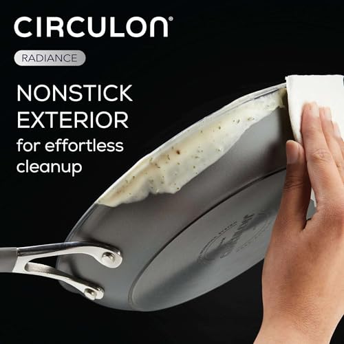 Circulon Radiance Hard Anodized Nonstick Frying Pan Set - 3 Piece Skillet Collection