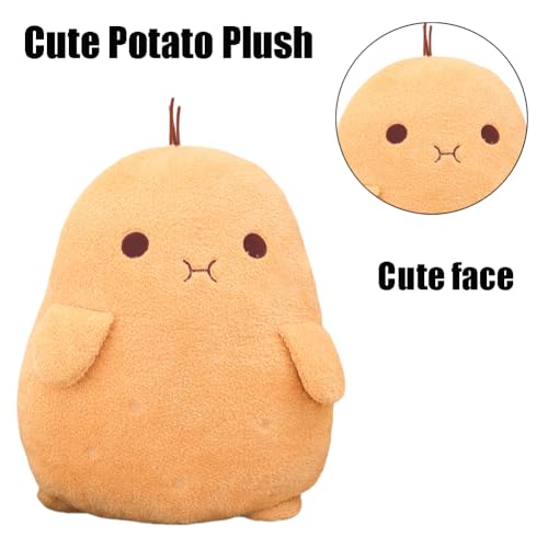 Cute Potato Plush Toy Kawaii Potato Stuffed Doll Soft Stuffed Food Potato Plushie Pillow Toys Doll Kids Gifts (20.8in)