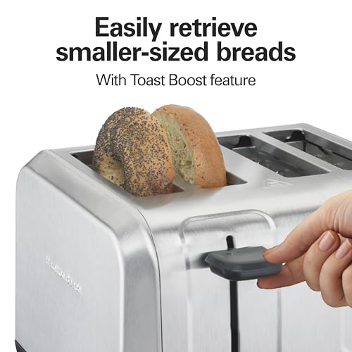 4-Slice Toaster with Extra Wide Slots, Adjustable Shade & Crumb Tray