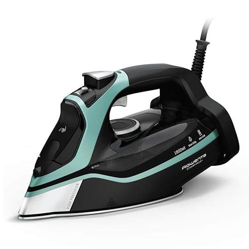 Extra Steam Power Rowenta Steam Force Stainless Steel Soleplate Iron for Clothes