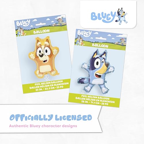 Bluey Birthday Decorations Party Pack for 16 Guests with Balloons & Tableware