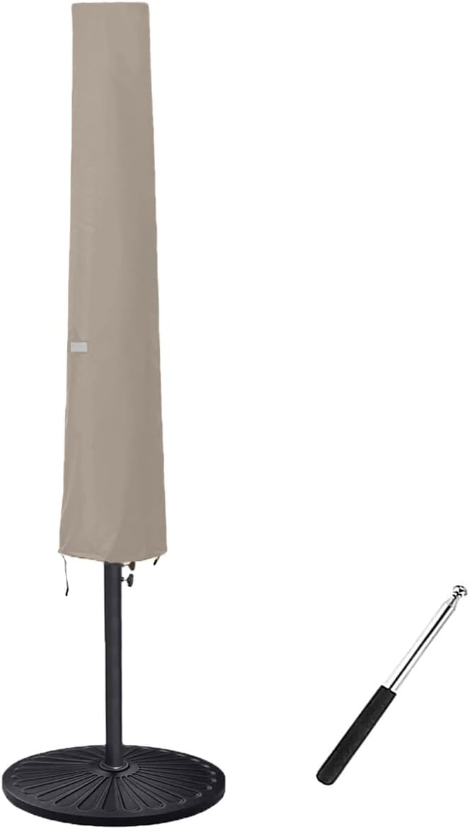 Regine Switzerland Waterproof Patio Umbrella Cover - Durable Zippered Design for 6ft to 9ft Umbrellas