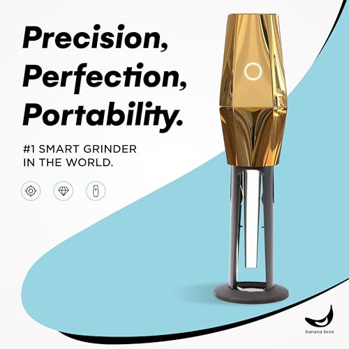 OTTO One-Touch Automatic Spice Mill - USB Rechargeable Gold