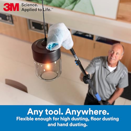 3M Easy Trap Sweep and Dust Sheets - 1 Roll of 250, 8x6 Inches, Disposable Dusting Sheets