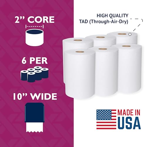 Maximus 800 FT Kraft Paper Towel Roll - Industrial Heavyweight, 10 Inch