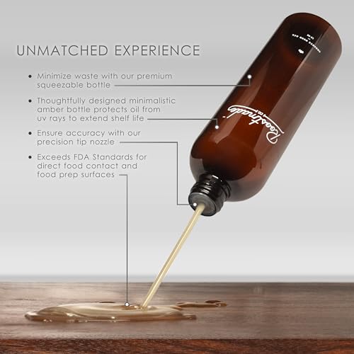 Organic Cutting Board Oil - Food Safe, Mineral Oil Free Wood Conditioner, 12 oz