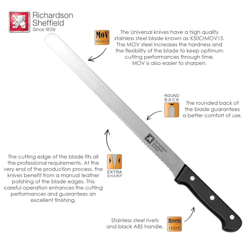 Richardson Sheffield 12-Inch Universal NSF Approved Genoise Cake Knife