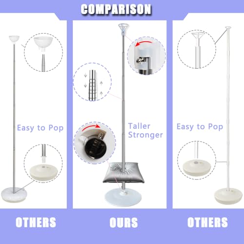 DECOJOY Balloon Columns Stand Set of 4, 7 Feet Telescoping Ballon