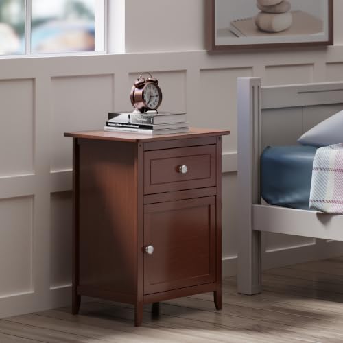Winsome 25 x 18.9 14.96-Inch Wood Night Stand/Accent Table, Brown