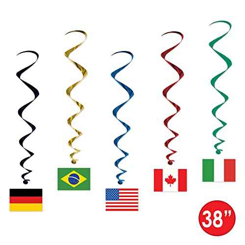 Beistle International Flag Whirls