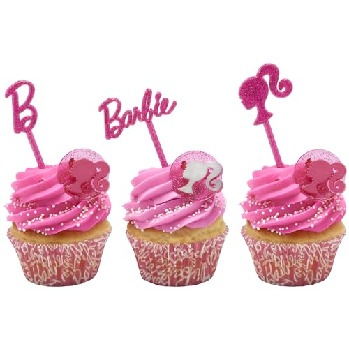 Barbie™ Baking Cups By DecoPac | Pink | 1.8" Cupcake Liners, Greaseproof Paper Cases for Muffins and Cupcakes, Pack of 48