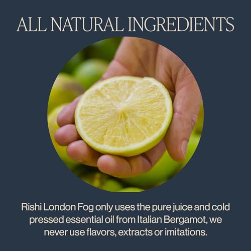 Rishi Organic Black Tea Concentrate London Fog 32 Fl Oz Pack of 3