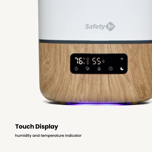 Connected Baby Humidifier with Tank, Nightlight & App Control - 1 Gallon