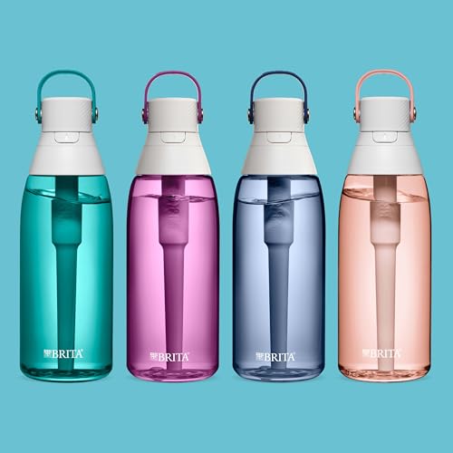 Brita 36 oz Premium Filtering Water Bottle - Sea Glass, BPA-Free, Reusable