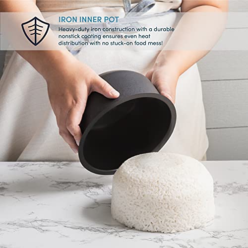 Black 12-Cup (Cooked) Induction Rice Cooker & Multicooker - AROMA ARC-7606B
