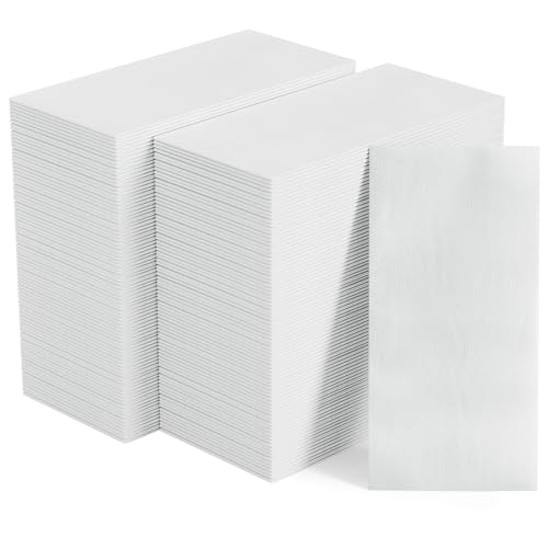 JOLLY PARTY 420 Pack Disposable Hand Towels - Soft & Absorbent Guest Towels for Bathroom & Events