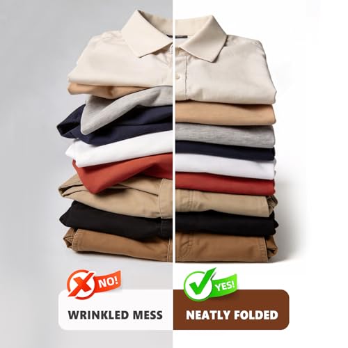 BoxLegend Metal Shirt Folding Board V7 for Clothes Wrinkle-Free Folding - Black