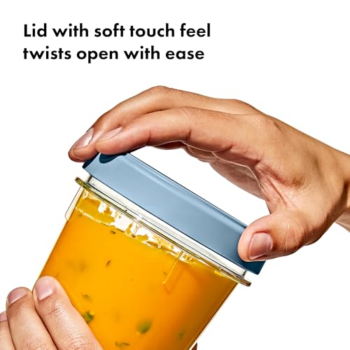 OXO Good Grips Twist & Stack 12-Piece Food Storage Container Set - Leakproof & Stackable