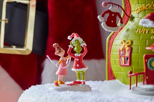 Department 56 Dr. Seuss Grinch Village Santy Suit Figurine, 3.6 Inch