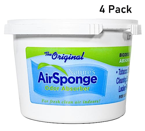 MegaBox Unscented Odor Absorber 4-Pack - Natural Activated Charcoal, 1Lb Tub