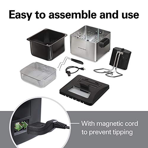 Electric Deep Fryer 5L Capacity with Basket - Professional Style, Easy Cleanup - Variation of THIS listing