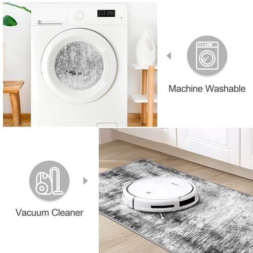 Tritard Upgrade Non Slip Kitchen Rugs Sets of 3 Washable Mats for