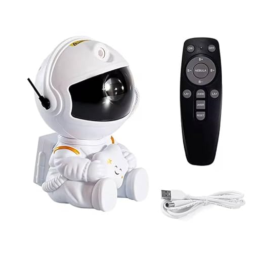 Astronaut Galaxy Projector ? Star Night Light with 8 Colors Nebula & Remote Control, Space Man Light Projector for Bedroom, Kids & Party Decoration