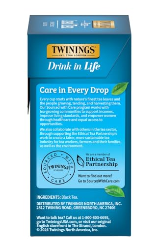 Twinings, Tea Iced Pure Black, 72 Count