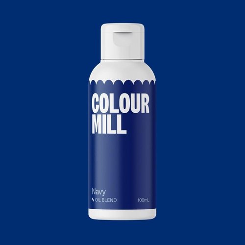 Colour Mill Oil-Based Food Coloring, 100 Milliliters (Navy)