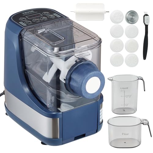 Electric Pasta Maker Machine - 150W Automatic Noodle Maker with 8 Shapes & 4 Modes - Standard