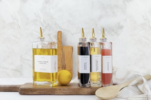 Molimoli Olive Oil Dispenser Bottle for Kitchen, Automatic Pourer,