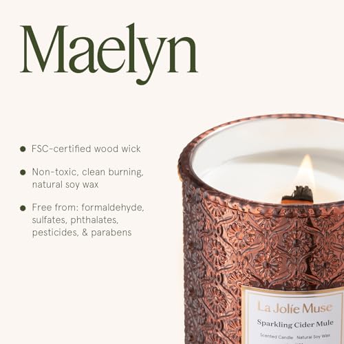 Sparkling Cider Mule Scented Candle - 19oz Soy Wax, Autumn Fragrance