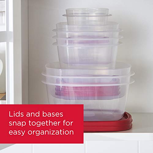 16-Piece BPA-Free Food Storage Set with Vented Lids - Microwave & Dishwasher Safe