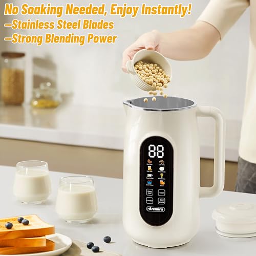 10-in-1 Nut Milk Maker Machine - 42oz Soy & Plant-Based Milk Processor