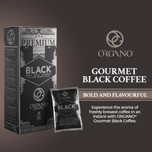 Organic Gourmet Black Coffee with Ganoderma Lucidum - 30 Sachets