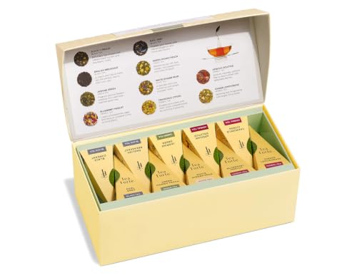 Tea Forte Tea Sampler Assorted Classic - 20 Pyramid Infuser Tea Bags Gift Set