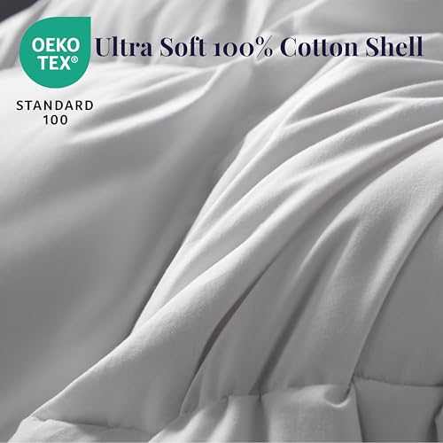 Ubauba King Size Down Duvet Insert All-Season Cooling Touch Hotel Quality White 106 x 90"