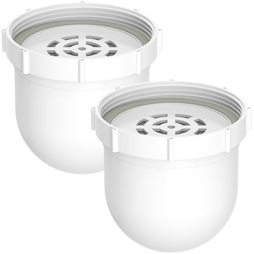 Water Pitcher Replacement Filter 2 Pack for Clearly Filtered No.1 - White