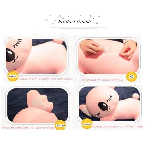 JOSON 13.8 inch Koala Stuffed Animals, Lovely Koala Plush Pillows, Creative Room Decorations for Boys and Girls, Perfect Decompression Gifts (Pink)