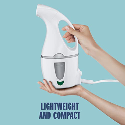 Conair Handheld Travel Garment Steamer All White 1100W for Clothes & Home