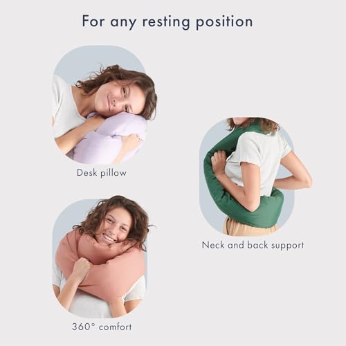 Huzi Infinity Travel Neck Pillow - Midnight Grey - 360 Support & Breathable Fabric