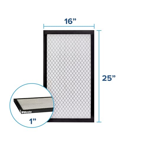 Filtrete 16x25x1 MERV 14 Air Filter for Furnace & AC - 4 Pack