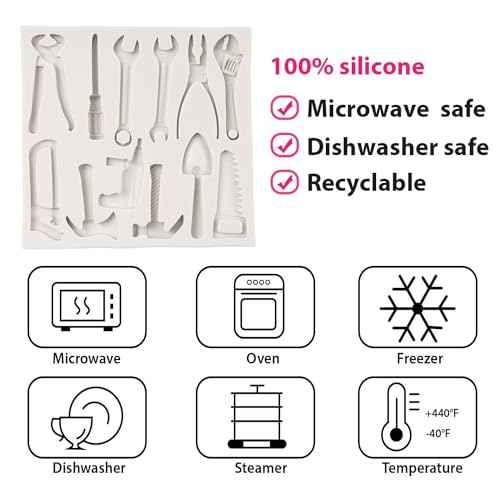 Construction Tools Fondant Silicone Molds Hand Tools Chocolate Mold For Cake Decoration Cupcake Topper Polymer Clay Chocolate Candy Sugar Craft Gum Paste