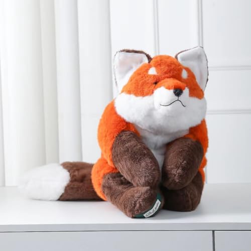 Ytterbium Fox Plush Toys, Cute Stuffed Animal Pillow, Super Soft Plushie Dolls, Sleeping Cushion & Room Decor, Birthday Gifts for Kids (11.8inches)