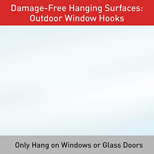 Command Outdoor Refill Mounting Strips 4 Medium, 2 Large Clear